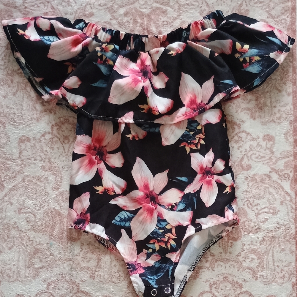 Floral Off-Shoulder Bodysuit